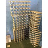 Qty of various wine racks