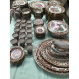 Large qty of Chinese YT china decorated in Hong Kong including dinner service and coffee pot and