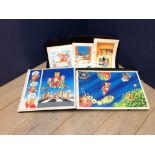 Qty of original artwork to include Alibarbar, Super Ted, Sylvanian Families