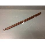 2 leather swagger sticks