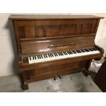 Zimmerman upright piano with overstrung action