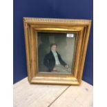 Early C19th English School portrait of a gentleman, seated, pastel, 24cm x 20cm