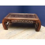 Chinese hardwood opium table