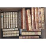 Qty of various books with tooled /and leather bindings, Provenance: Faringdon House Library