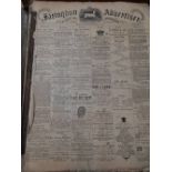 Qty of Faringdon Newspapers 1890s, "The Faringdon Advertiser & Vale of the White Horse Gazette",