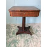 19th century rosewood work table