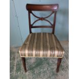 Regency mahogany dining chair