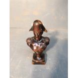 Small bronze bust of Napoleon 12 cm H