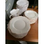 Qty Maisons Du Monde oven to tableware French plates and Cote plates approx 37 pieces