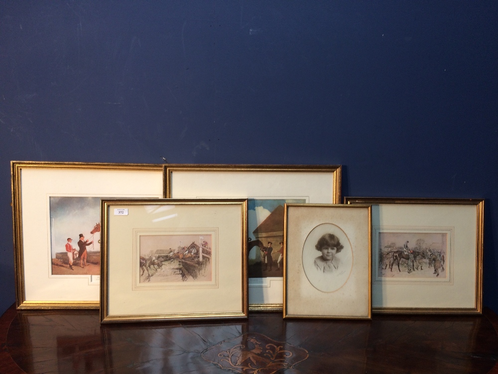 Pair of Steeplechase prints after Cecil Aldin, set of 3 limited aquatints, and various prints