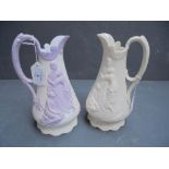 2 pottery jugs