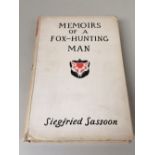 SIEGFRIED SASOON 'Memoirs of a Fox Hunting Man' illustrated by William Nicholson, 1st edition