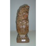 Treen amorial lion 36cmH