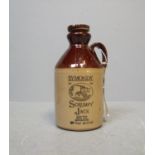 Small stoneware flagon, with lid, 17cmHigh, inscribed "Symonds" Scrumpy Jack, Cider Hills, Stoke