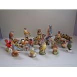 16 royal Worcester bird figures & 5 others