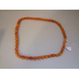 Amber necklace 88cm