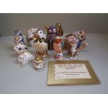 Quantity of Crown Derby Etc figures