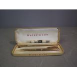 Waterman boxed gold pen & propelling pencil 48.6g