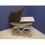 "Marmet" silver cross style pram