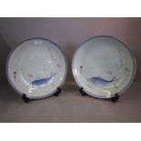 2 Japanese plates