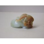 Chinese jade carving of a ram