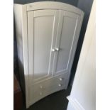 Small white wardrobe 155x89cm