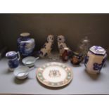 Quantity of various china and glass