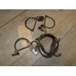 1916 1st World war officers coat hooks & locks