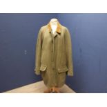 Zacharias 1960s Mens tweed shooting coat Large