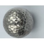 Modern sterling silver golf ball 2.5ozt