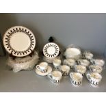 Unused 'Susie Cooper' Corinthian 12 piece coffee service with small & large plates