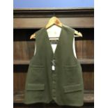 Green cloth waistcoat by Belvoir