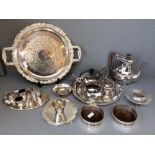 Qty of silver & silver plate