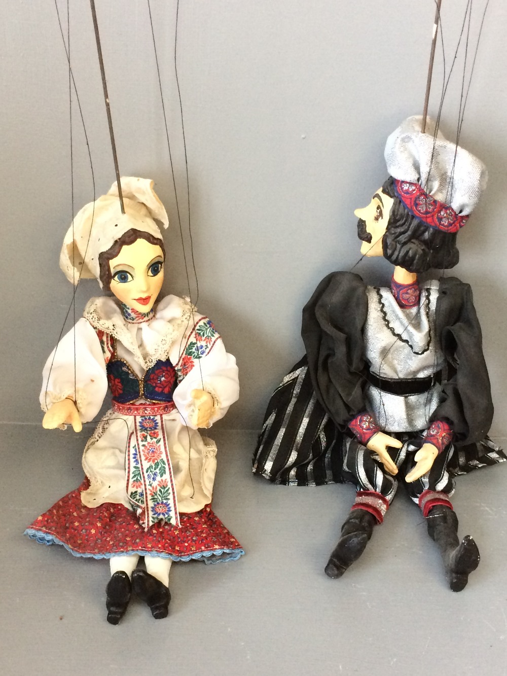 Pair Czech puppets