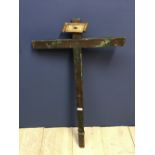 Early C20th wooden cross 100cm