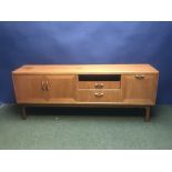 Original 1970s 'G' plan sideboard 79Hx206Lx46W cm