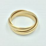 Gold Russian wedding ring