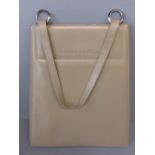 Tanner Krolle taupe colour ladies' handbag/shoulder bag, some marks & indentations to leather;