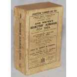 Wisden Cricketers' Almanack 1924. 61st edition. Original paper wrappers. Soiled, worn and darkened