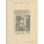 Tom Webster cartoon prints. Nine prints of cartoons by Webster published by the Daily Mail, each