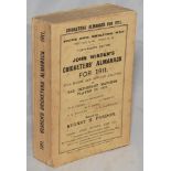 Wisden Cricketers' Almanack 1911. 48th edition. Original paper wrappers. Minor foxing and staining