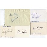 Surrey C.C.C. Over sixty signed post cards, small cards, pages, cuttings and pieces (some laid to