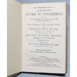 'The Guide to Cricketers containing full directions for playing the noble and manly game of