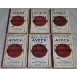 Ayres' Cricket Companion 1920 to 1932. 19th-31st (final) year of issue. Edited by W.R. Weir, J.N.