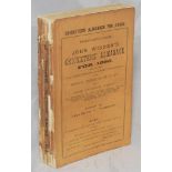 Wisden Cricketers' Almanack 1888. 25th edition. Original paper wrappers. Wear and some loss to spine