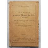 Wisden Cricketers' Almanack 1881. 18th edition. Original paper wrappers. Some light age toning,