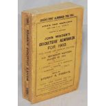 Wisden Cricketers' Almanack 1903. 40th edition. Original paper wrappers. Slight bowing to spine,