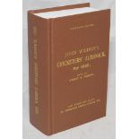 Wisden Cricketers' Almanack 1922. Willows hardback reprint (2006) in dark brown boards with gilt