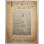 Dr. W.G. Grace. 'Down Went The Wicket!'. Humourous Cricket Song. Written by Rowland Colborn and