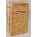 Wisden Cricketers' Almanack 1900. 37th edition. Original paper wrappers. Detached front wrapper,